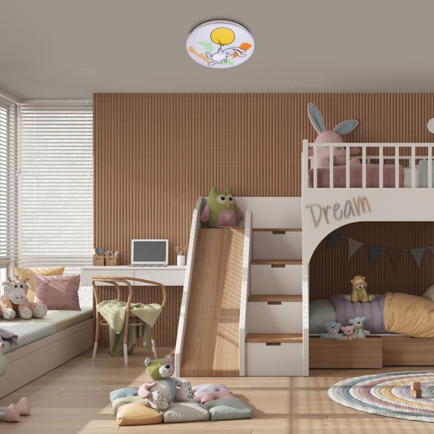 Rabalux - LED Children's ceiling light LED/24W/230V 3000K