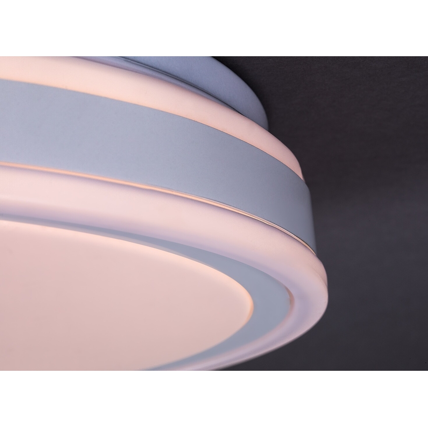 Rabalux - Dimmable LED Ceiling Fixture, 23W/230V, 3000–6500K, Ø 38.5 cm, Black + Remote Control