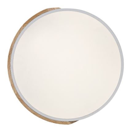 Rabalux - LED Ceiling Light LED/40W/230V 3000/4000/6500K White/Oak, diameter 61 cm