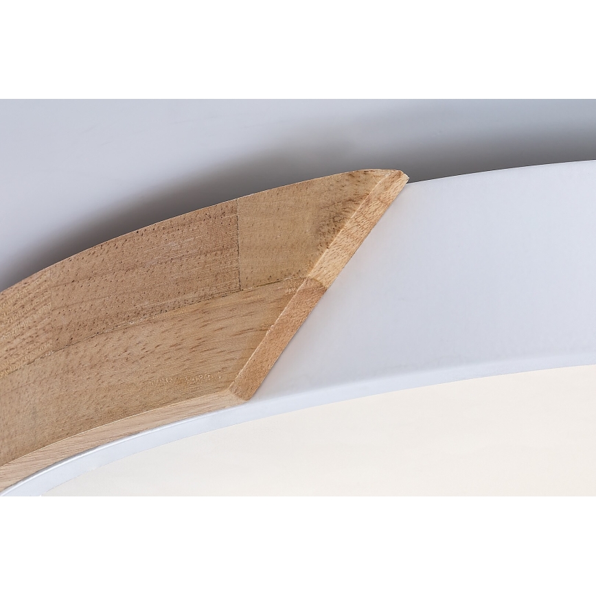 Rabalux - LED Ceiling Light LED/40W/230V 3000/4000/6500K White/Oak, diameter 61 cm
