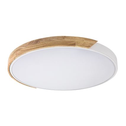 Rabalux - LED Ceiling Light LED/40W/230V 3000/4000/6500K White/Oak, diameter 61 cm