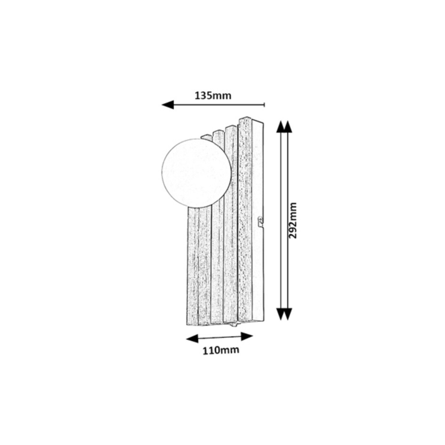 Rabalux - Wall light 1x G9/5W/230V