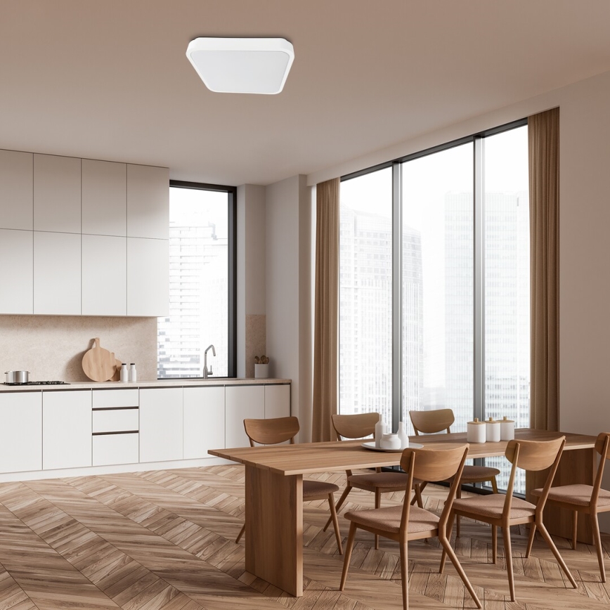 Rabalux - LED Bathroom ceiling light LED/36W/230V 3000/4000/6000K IP44 42x42 cm white