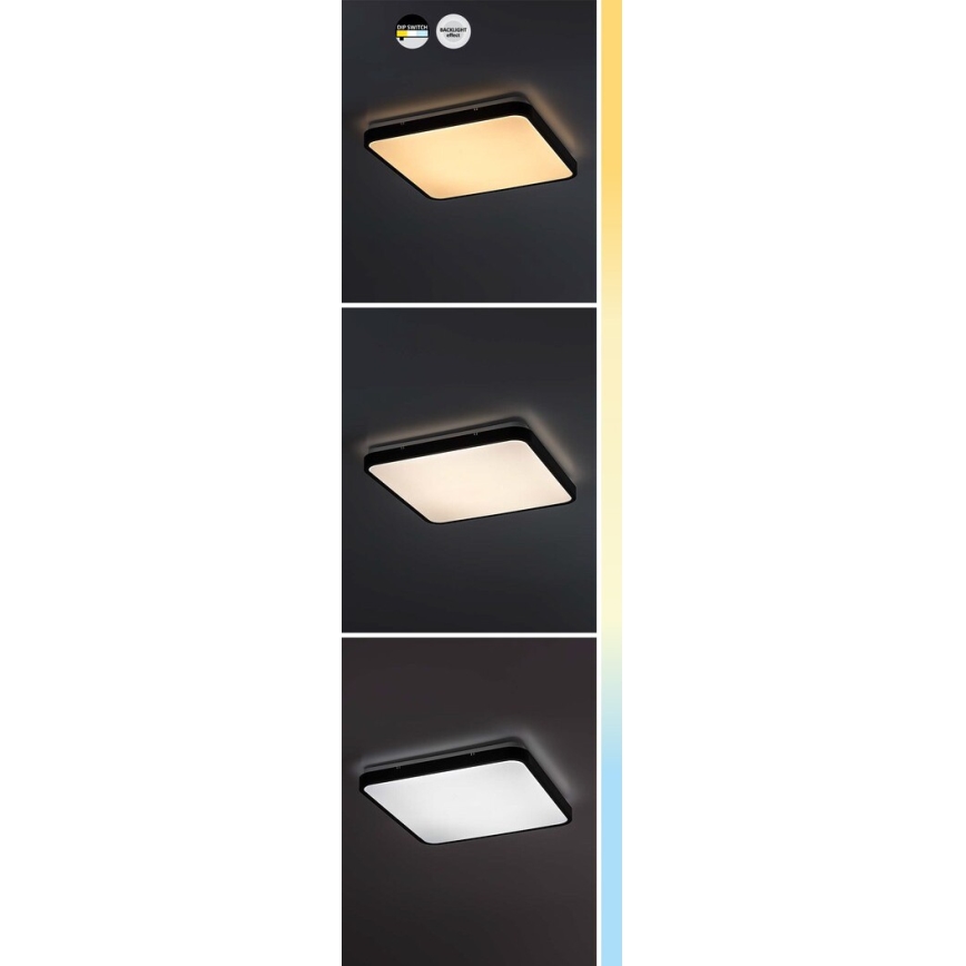 Rabalux - LED Bathroom ceiling light LED/36W/230V 3000/4000/6000K IP44 42x42 cm white