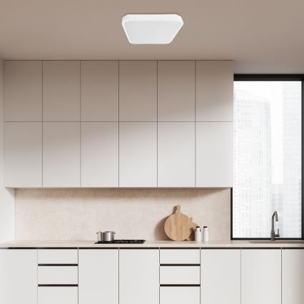 Rabalux - LED Dimmable bathroom ceiling light LED/36W/230V 3000-6000K IP44 42x42 cm white + remote control