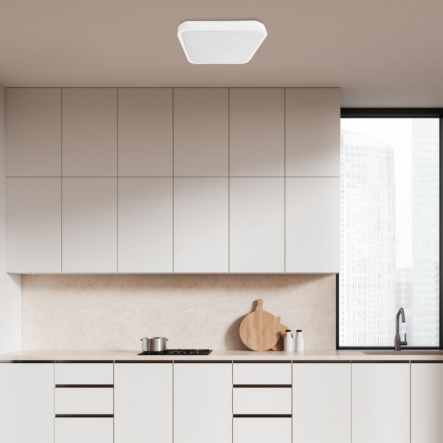 Rabalux - LED Dimmable bathroom ceiling light LED/36W/230V 3000-6000K IP44 42x42 cm white + remote control