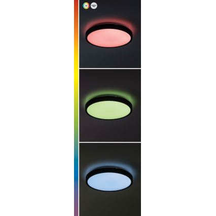 Rabalux - LED RGB Dimmable bathroom ceiling light LED/36W/230V 3000-6000K Wi-Fi Tuya IP44 d. 42 cm white + remote control