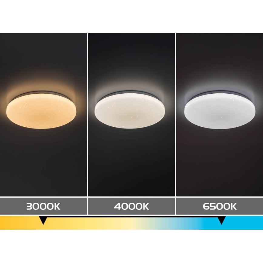 Rabalux - LED Dimmable Ceiling Light LED/12W/230V 3000-6500K Ø 26 cm + Remote Control