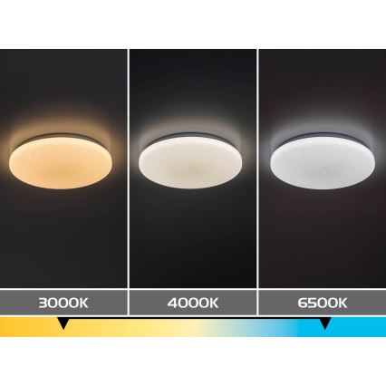 Rabalux - Dimmable LED Ceiling Light LED/60W/230V 3000-6500K Ø 58 cm + Remote Control