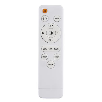 Rabalux - Dimmable LED Ceiling Light, 80W/230V, 3000–6500K, Ø 77 cm + Remote Control