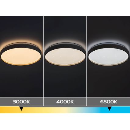 Rabalux - Dimmable LED ceiling light LED/80W/230V 3000-6500K Ø 77 cm + remote control
