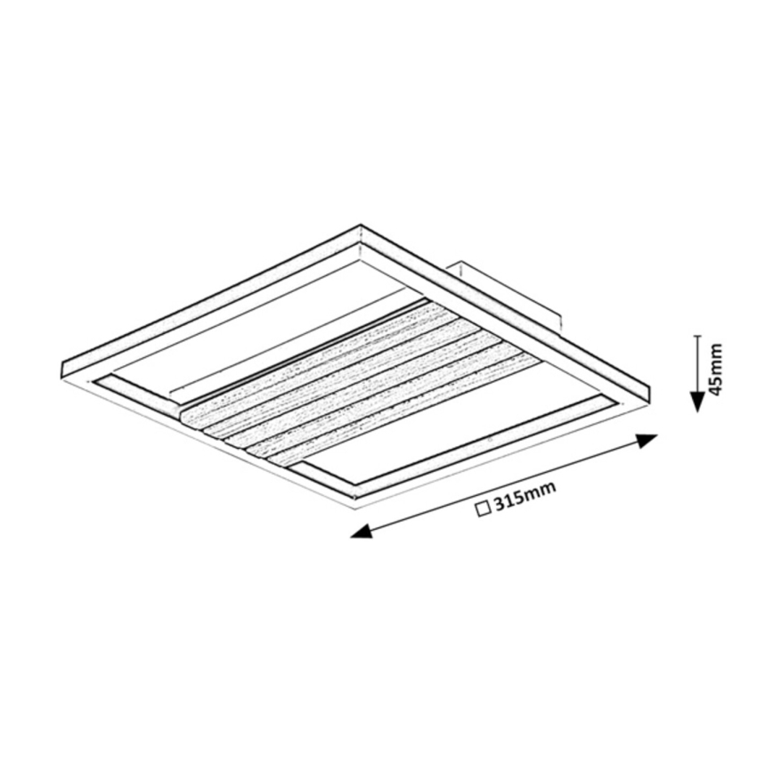 Rabalux - LED Ceiling Light LED/26W/230V 3000/4500/6000K
