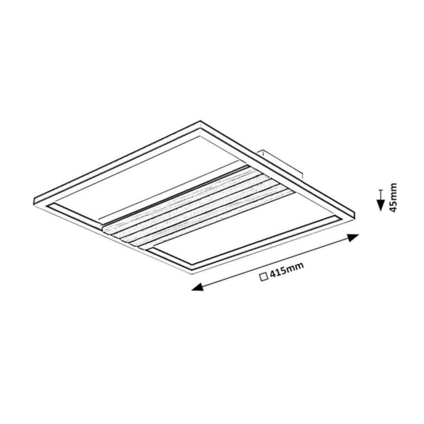 Rabalux - LED Ceiling Light LED/30W/230V 3000/4500/6000K