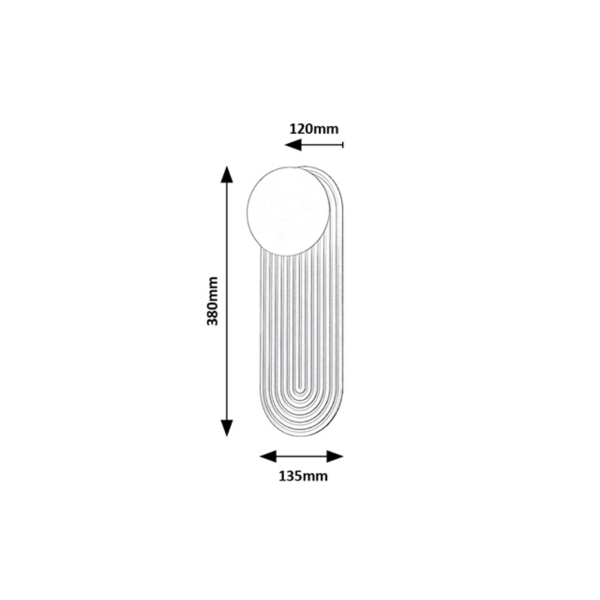 Rabalux - Wall light 1xG9/25W/230V