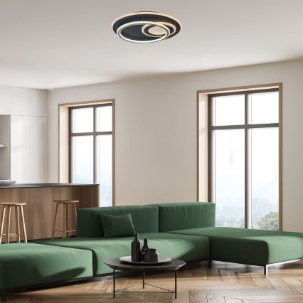 Rabalux - Dimmable LED Ceiling Light LED/60W/230V 3000–6000K Ø 50 cm + Remote Control