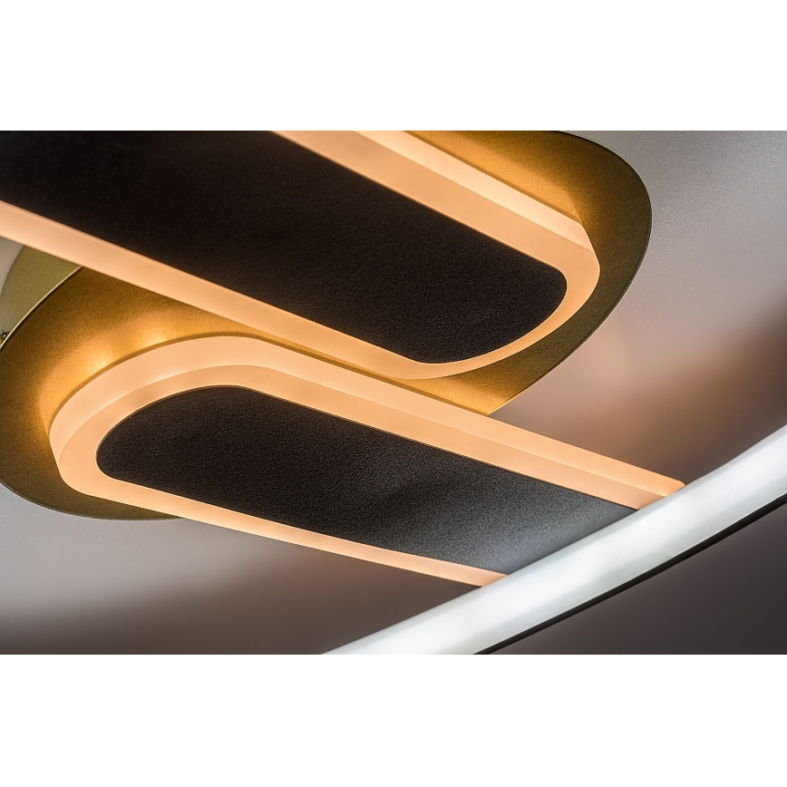Rabalux - Dimmable LED Ceiling Light, 60W, 230V, 3000–6000 K, 53 x 45 cm, with Remote Control