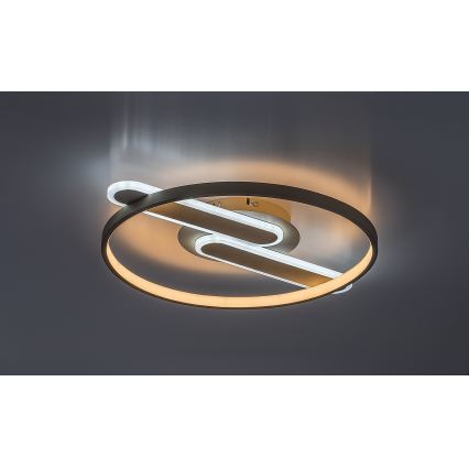 Rabalux - Dimmable LED Ceiling Light, 55W, 230V, 3000–6000K, 53×45 cm + Remote Control