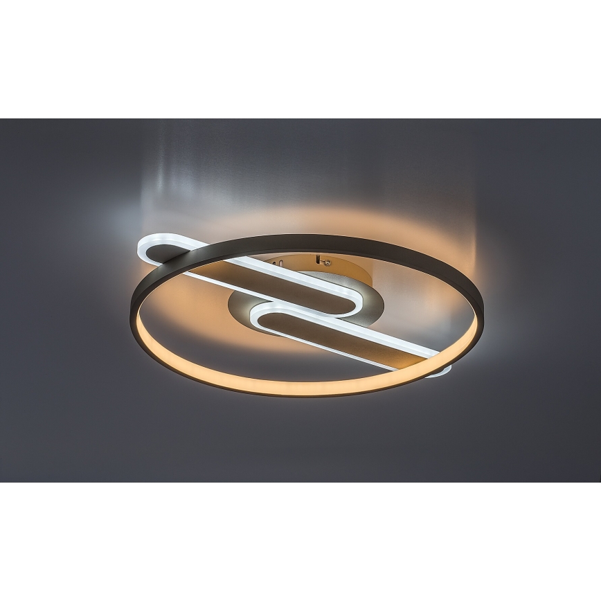 Rabalux - Dimmable LED Ceiling Light, 55W, 230V, 3000–6000K, 53×45 cm + Remote Control