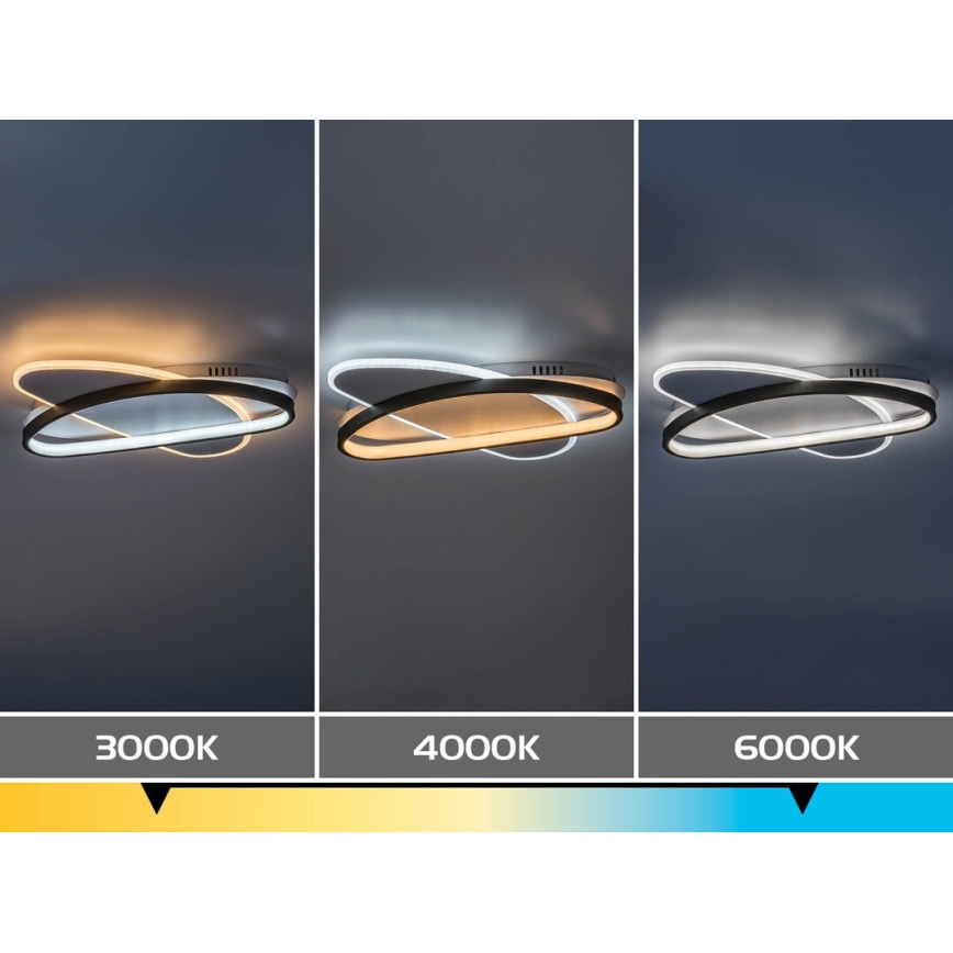 Rabalux - Dimmable LED Ceiling Light LED/57W/230V 3000–6000K 45 x 30.5 cm + Remote Control