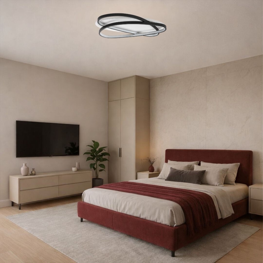 Rabalux - LED Dimmable Ceiling Light LED/57W/230V 3000-6000K 53x38 cm + remote control