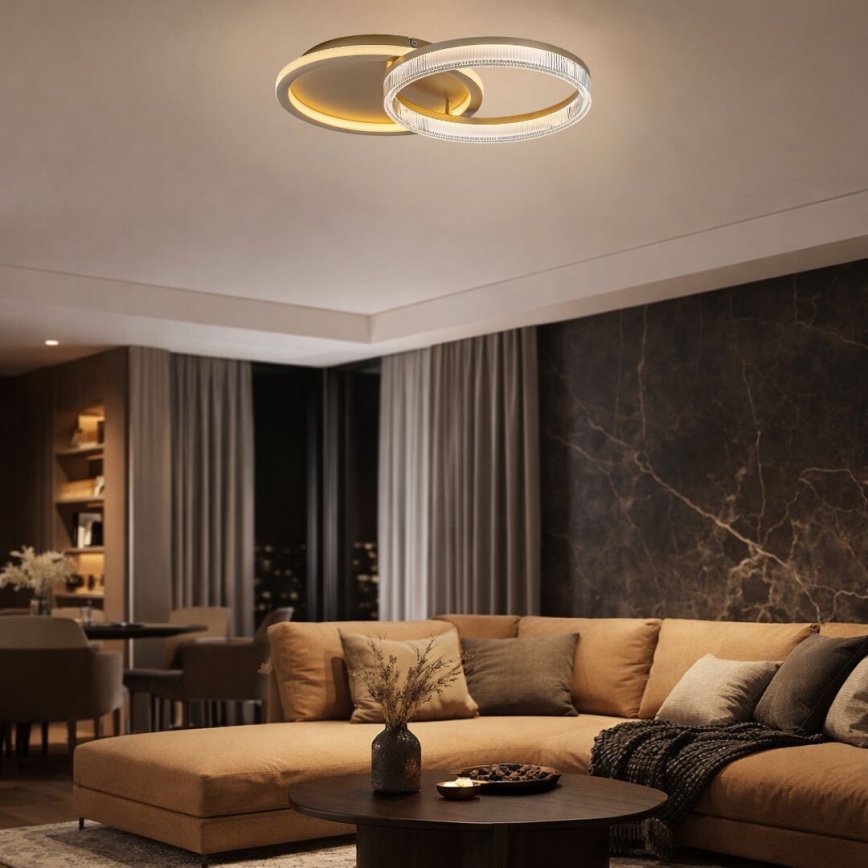 Rabalux - Dimmable LED Ceiling Light LED/22W/230V 3000-6500K 53.5 x 35 cm + remote control