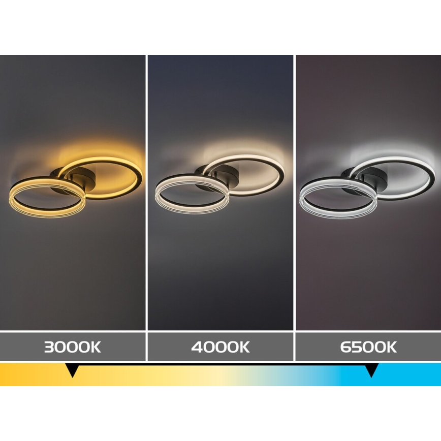 Rabalux - LED Dimmable Ceiling Light LED/38W/230V 3000-6500K 60x35 cm + Remote Control