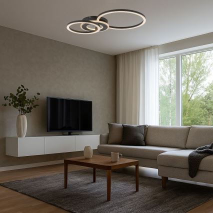 Rabalux - LED Dimmable ceiling light LED/24W/230V 3000-6500K 46x33 cm + remote control