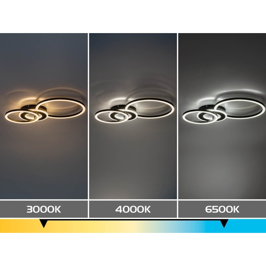 Rabalux - LED Dimmable ceiling light LED/24W/230V 3000-6500K 46x33 cm + remote control