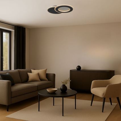 Rabalux - Dimmable LED ceiling light LED/24W/230V 3000-6500K 35x23 cm + remote control