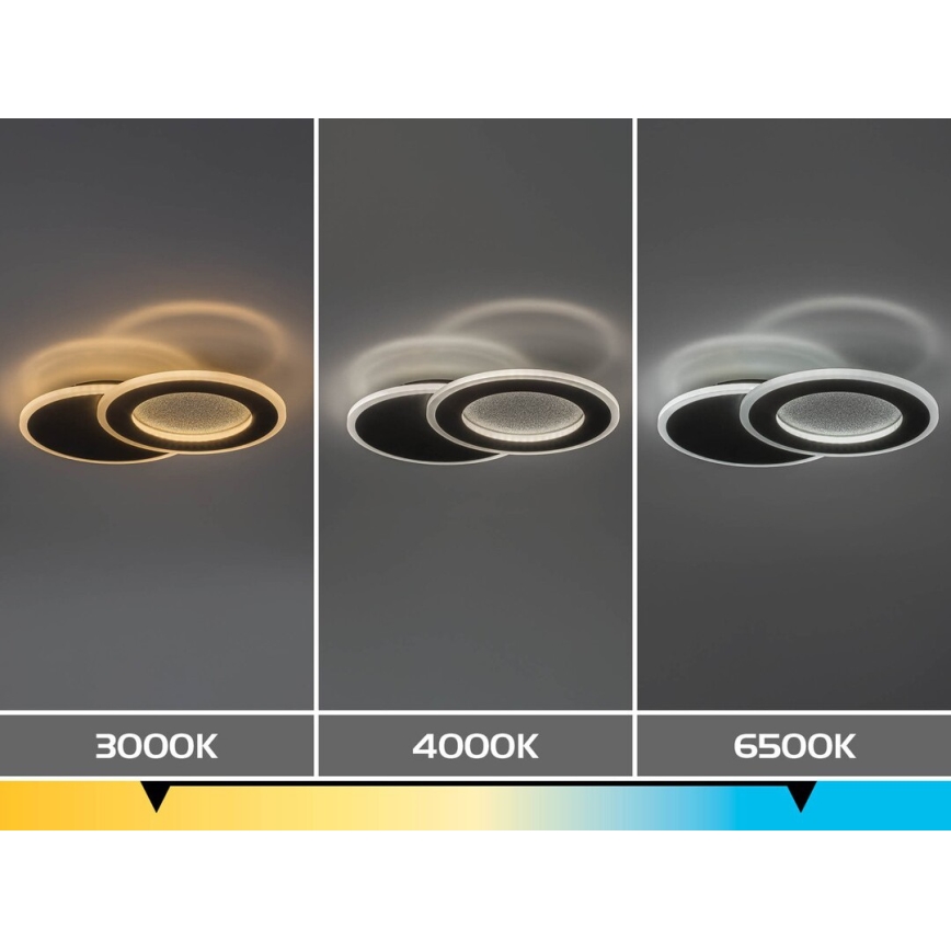 Rabalux - Dimmable LED ceiling light LED/24W/230V 3000-6500K 35x23 cm + remote control