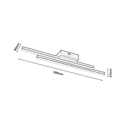 Rabalux - LED Ceiling Light LED/12W/230V 3000K beige