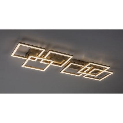Rabalux - LED Dimmable ceiling light LED/40W/230V 3000-6500K 33x100 cm gold + remote control