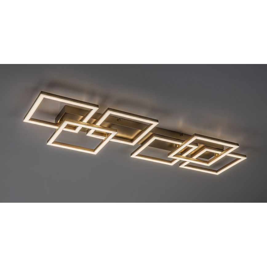 Rabalux - LED Dimmable ceiling light LED/40W/230V 3000-6500K 33x100 cm gold + remote control