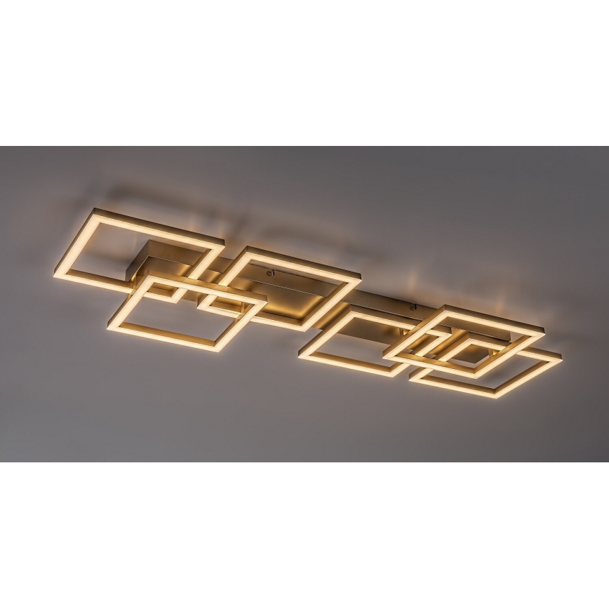 Rabalux - LED Dimmable ceiling light LED/40W/230V 3000-6500K 33x100 cm gold + remote control