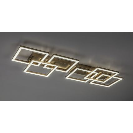Rabalux - LED Dimmable ceiling light LED/40W/230V 3000-6500K 33x100 cm gold + remote control
