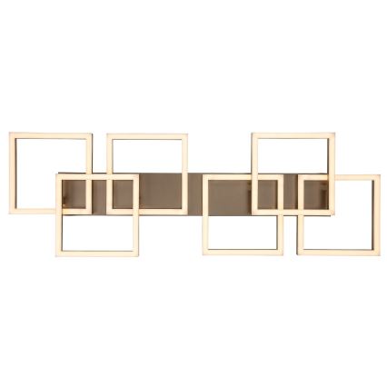 Rabalux - LED Dimmable ceiling light LED/40W/230V 3000-6500K 33x100 cm gold + remote control