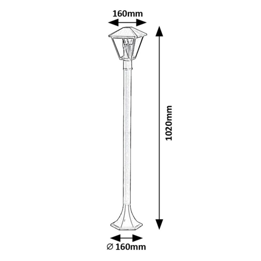 Rabalux - Outdoor lamp 1xE27/40W/230V IP44