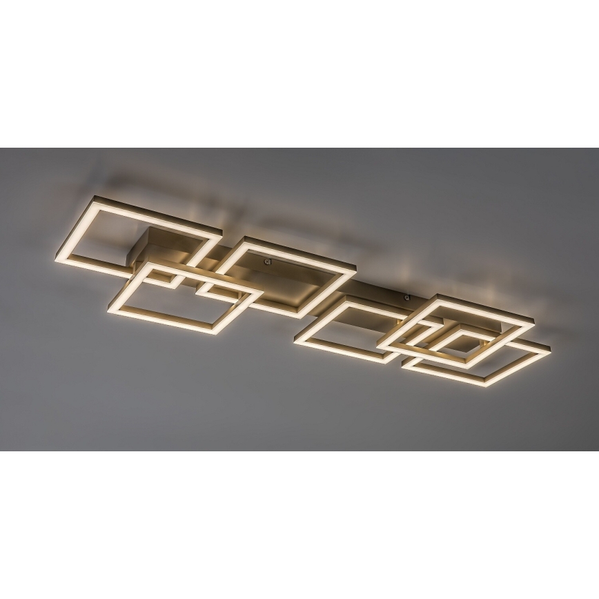 Rabalux - LED Dimmable ceiling light LED/40W/230V 3000-6500K 33x100 cm beige + remote control