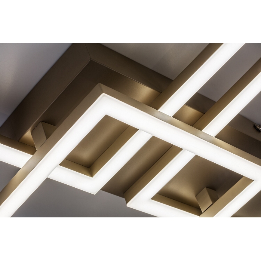 Rabalux - LED Dimmable ceiling light LED/40W/230V 3000-6500K 33x100 cm beige + remote control