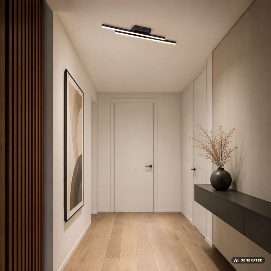 Rabalux - LED Ceiling Light LED/12W/230V 3000K black