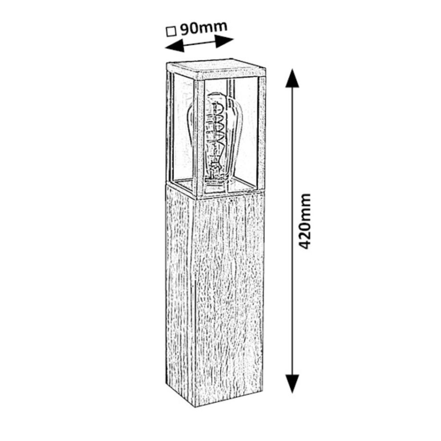 Rabalux - Outdoor lamp 1xE27/60W/230V IP44