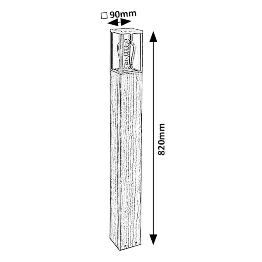 Rabalux - Outdoor lamp 1xE27/60W/230V IP44