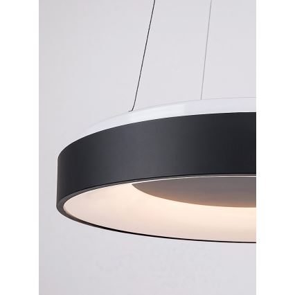 Rabalux - LED Dimmable chandelier on a string LED/38W/230V 3000-6500K black + remote control