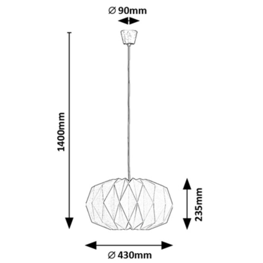 Rabalux - Chandelier on a string 1xE27/25W/230V