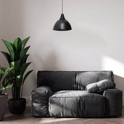 Rabalux - Chandelier on a string 1xE27/60W/230V black