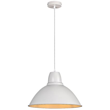 Rabalux - Pendant light on cable 1xE27/60W/230V Ø 36 cm white