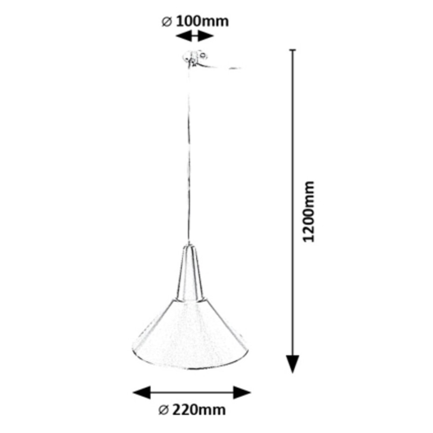 Rabalux - Chandelier on a string 1xE27/40W/230V