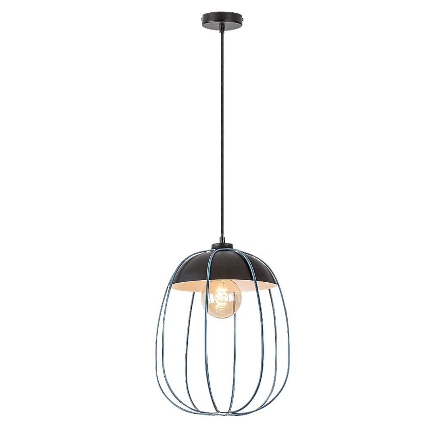 Rabalux - Chandelier on a string 1xE27/60W/230V black/blue