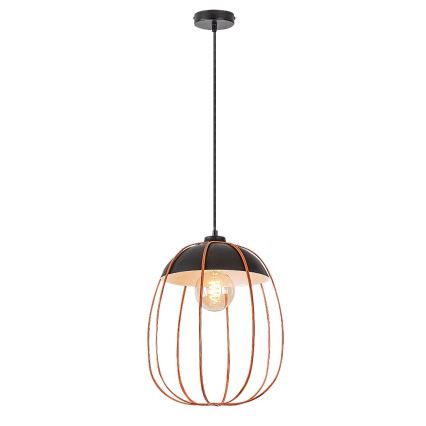 Rabalux - Chandelier on a string 1xE27/60W/230V black/orange