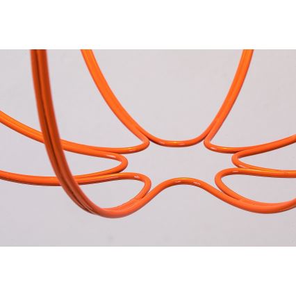Rabalux - Chandelier on a string 1xE27/60W/230V black/orange